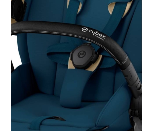 Cybex Priam 4.0 + Cloud Z2 I-size Matt black frame Mountain Blue Bērnu Ratiņi 3in1