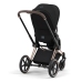 Cybex Priam 4.0 Conscious Eco Dark Navy + Gold rose frame Pastaigu Ratiņi