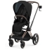 Cybex Priam 4.0 Conscious Eco Dark Navy + Gold rose frame Pastaigu Ratiņi