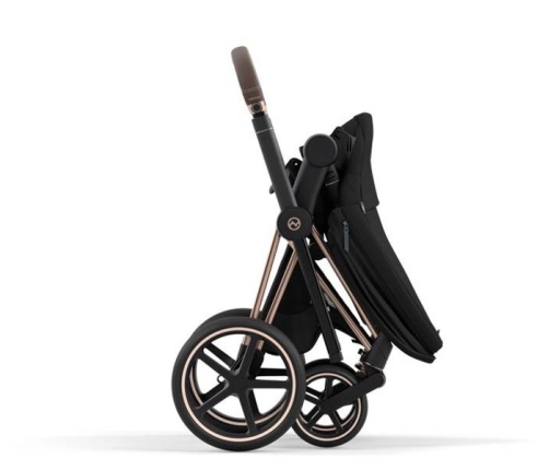 Cybex Priam 4.0 Conscious Eco Pearl Grey + Gold rose frame Прогулочная Коляска