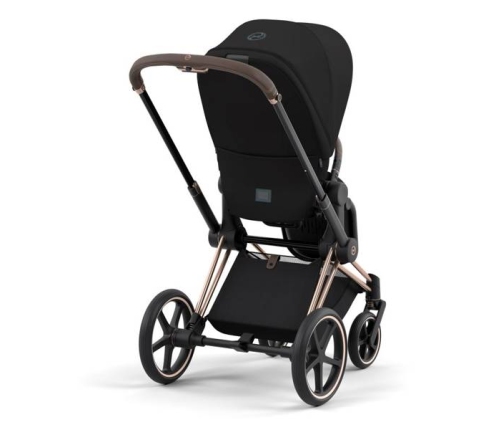 Cybex Priam 4.0 Conscious Eco Pearl Grey + Gold rose frame Прогулочная Коляска