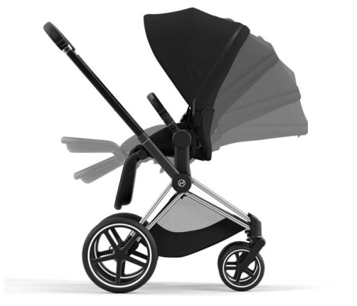 Cybex Priam 4.0 Deep Black + Chrome black frame Прогулочная Коляска