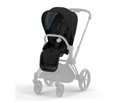 Cybex Priam 4.0 Deep Black Pastaigu Bloks - Pastaigu daļas auduma pārvalks