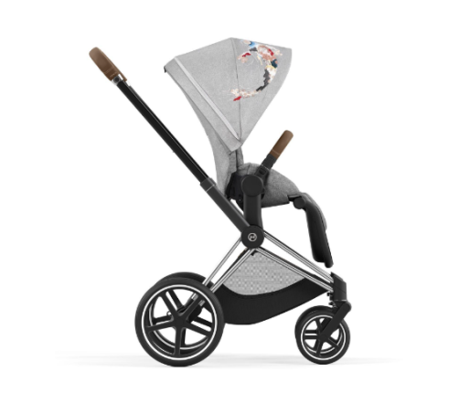 Cybex Priam 4.0 Fashion Koi Chrome Brown frame Bērnu Ratiņi 2in1