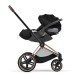 Cybex Priam 4.0 + Gold rose frame + Cloud T I-size Sepia black Детская Коляска 3in1