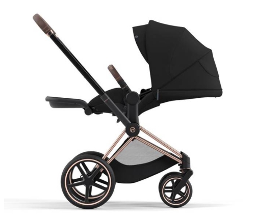 Cybex Priam 4.0 + Gold rose frame + Cloud T I-size Sepia black Детская Коляска 3in1