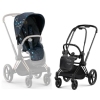 Cybex Priam 4.0 Jewels of Nature + Chrome black frame Pastaigu Ratiņi