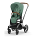 Cybex Priam 4.0 Leaf Green Chrome Brown frame Детская Коляска 2in1