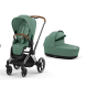 Cybex Priam 4.0 Leaf Green Chrome Brown frame Детская Коляска 2in1