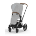 Cybex Priam 4.0 Leaf Green Chrome Brown frame Bērnu Ratiņi 2in1