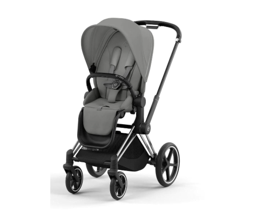 Cybex Priam 4.0 Mirage Grey Chrome Black frame Bērnu Ratiņi 2in1