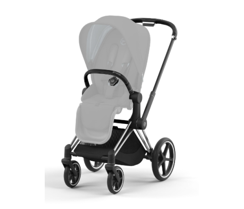 Cybex Priam 4.0 Mirage Grey Chrome Black frame Bērnu Ratiņi 2in1