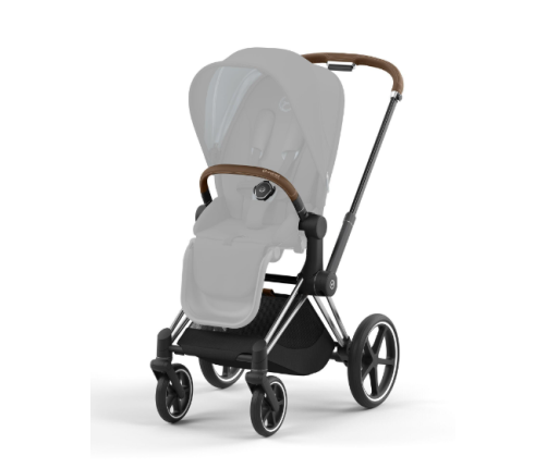 Cybex Priam 4.0 Mirage Grey Chrome Brown frame Детская Коляска 2in1