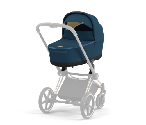 Cybex Priam 4.0 Mountain Blue Chrome black frame Bērnu Ratiņi 2in1