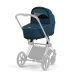 Cybex Priam 4.0 Mountain Blue Chrome black frame Bērnu Ratiņi 2in1