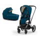 Cybex Priam 4.0 Mountain Blue Chrome black frame Bērnu Ratiņi 2in1