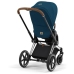 Cybex Priam 4.0 Mountain Blue + Chrome brown frame Прогулочная Коляска