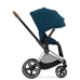 Cybex Priam 4.0 Mountain Blue + Chrome brown frame Прогулочная Коляска