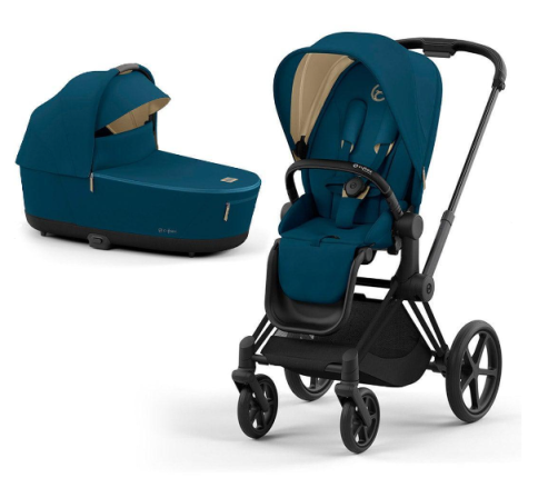 Cybex Priam 4.0 Mountain Blue Matt black frame Детская Коляска 2in1