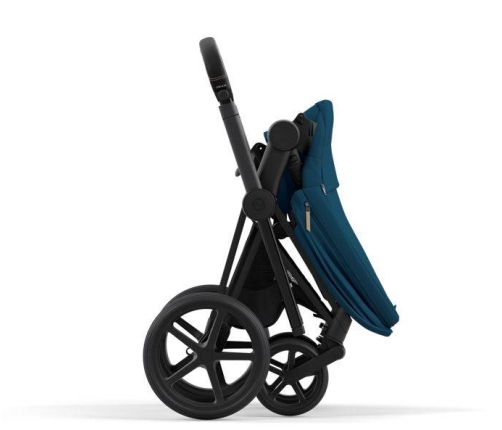 Cybex Priam 4.0 Mountain Blue + Matt black frame Pastaigu Ratiņi