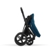 Cybex Priam 4.0 Mountain Blue + Matt black frame Pastaigu Ratiņi