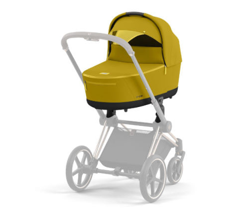 Cybex Priam 4.0 Mustard Yellow Chrome black frame Bērnu Ratiņi 2in1