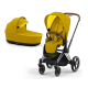 Cybex Priam 4.0 Mustard Yellow Chrome brown frame Детская Коляска 2in1