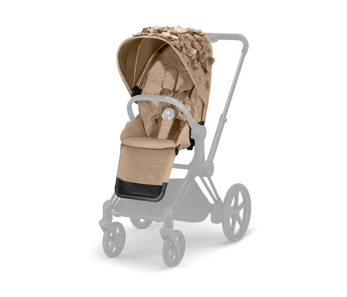 Cybex Priam 4.0 Nude Beige Simply Flowers Pastaigu Bloks - Pastaigu daļas auduma pārvalks