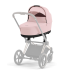 Cybex Priam 4.0 Peach Pink Chrome Black frame Bērnu Ratiņi 2in1