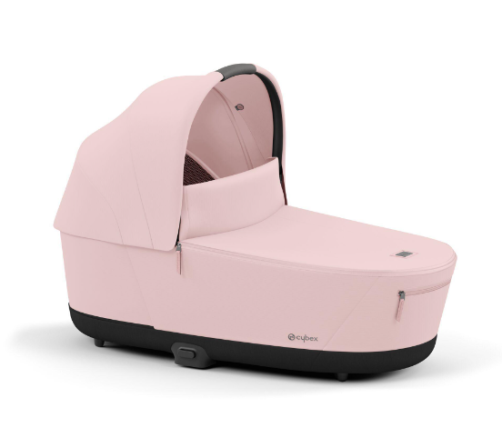 Cybex Priam 4.0 Peach Pink Chrome Black frame Bērnu Ratiņi 2in1