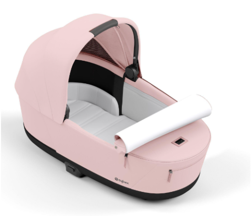 Cybex Priam 4.0 Peach Pink Chrome Black frame Bērnu Ratiņi 2in1