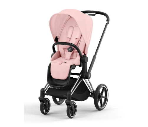 Cybex Priam 4.0 Peach Pink Chrome Black frame Детская Коляска 2in1