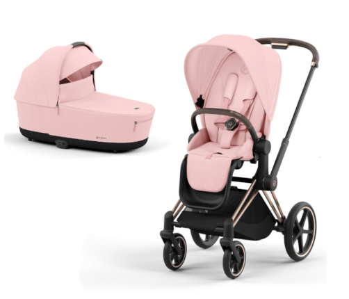 Cybex Priam 4.0 Peach Pink Rose Gold frame Детская Коляска 2in1