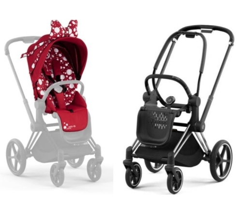 Cybex Priam 4.0 Petticoat by Jeremy Scott + Chrome black frame Прогулочная Коляска