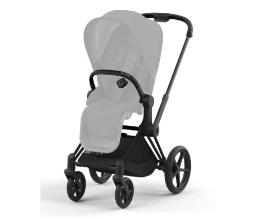 Cybex Priam 4.0 Simply Flowers Dream Grey Matt Black frame Bērnu Ratiņi 2in1