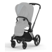 Cybex Priam 4.0 Simply Flowers Dream Grey Matt Black frame Bērnu Ratiņi 2in1