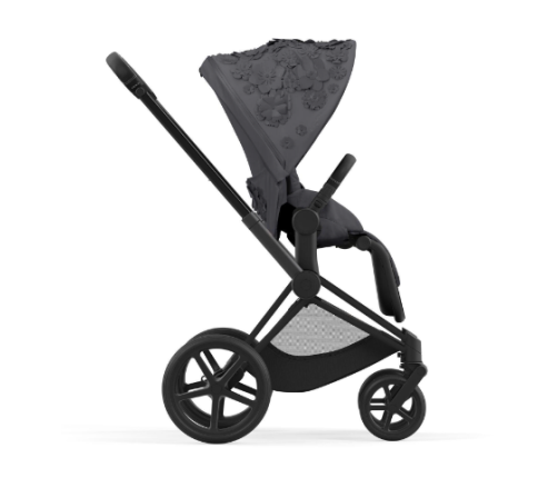 Cybex Priam 4.0 Simply Flowers Dream Grey Matt Black frame Bērnu Ratiņi 2in1