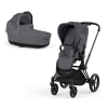 Cybex Priam 4.0 Simply Flowers Dream Grey Matt Black frame Детская Коляска 2in1