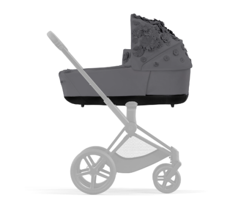 Cybex Priam 4.0 Simply Flowers Dream Grey Matt Black frame Bērnu Ratiņi 2in1