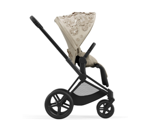 Cybex Priam 4.0 Simply Flowers Nude Beige Matt Black frame Детская Коляска 2in1