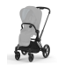 Cybex Priam 4.0 Simply Flowers Nude Beige Matt Black frame Детская Коляска 2in1