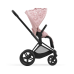 Cybex Priam 4.0 Simply Flowers Pale Blush Matt Black frame Bērnu Ratiņi 2in1