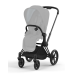 Cybex Priam 4.0 Simply Flowers Pale Blush Matt Black frame Bērnu Ratiņi 2in1