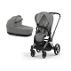 Cybex Priam 4.0 Soho Grey Chrome black frame Детская Коляска 2in1