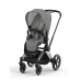 Cybex Priam 4.0 Soho Grey Chrome black frame Bērnu Ratiņi 2in1