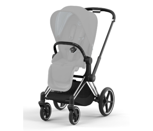 Cybex Priam 4.0 Soho Grey Chrome black frame Bērnu Ratiņi 2in1