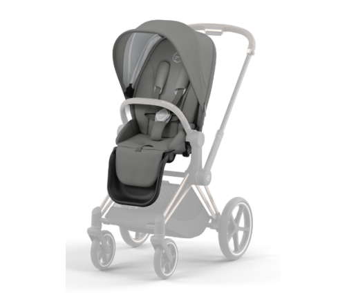 Cybex Priam 4.0 Soho Grey Chrome black frame Bērnu Ratiņi 2in1