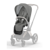 Cybex Priam 4.0 Soho Grey Chrome black frame Bērnu Ratiņi 2in1