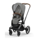 Cybex Priam 4.0 Soho Grey + Chrome brown frame Прогулочная Коляска