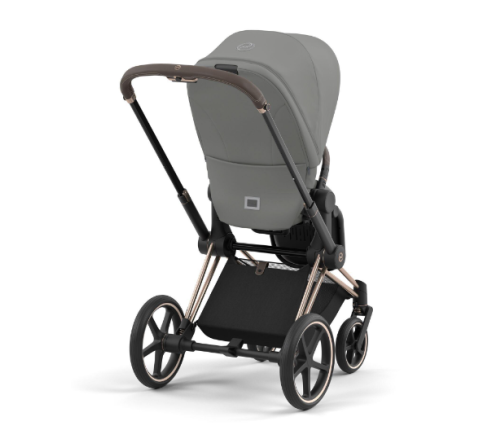 Cybex Priam 4.0 Soho Grey Rose Gold frame Bērnu Ratiņi 2in1